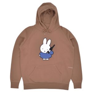 Sweat Capuche Pop Trading Company x Miffy Applique Hooded Sweat Brown