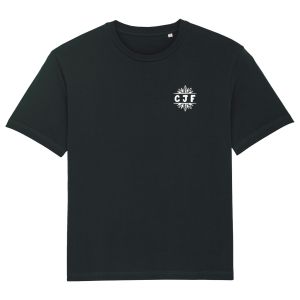 Tee Shirt Concrete Jungle Foundation Leaf Organic Black