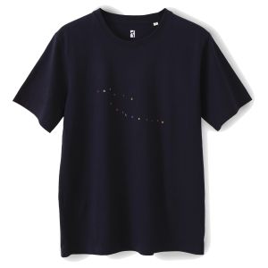 Tee Shirt Poetic Collective Color Block Logo Navy
