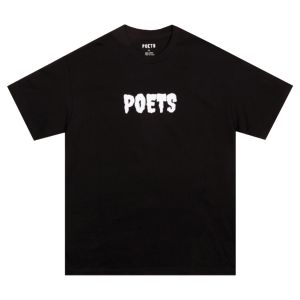 Tee shirt Poets Flock Tee Shirt Black