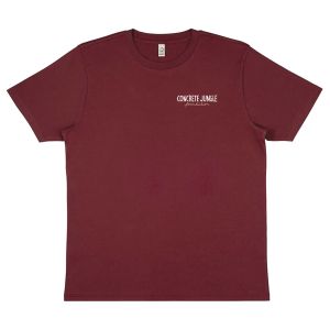 Tee Shirt Concrete Jungle Concrete Growth Tee Burgundy