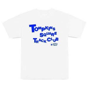 Tee Shirt Quartersnacks 2023 Track Club Tee White