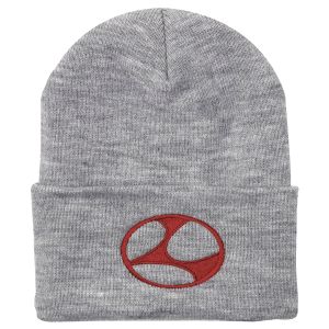 Bonnet Limosine Limo Logo Beanie Grey Red