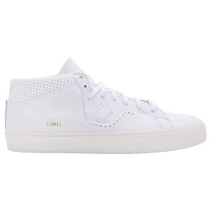 Converse Louie Lopez Pro Mid Leather White White Egret