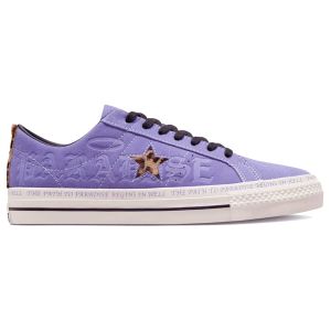 Converse One Star Pro Ox x Paradise Wild Lilac Black Egret