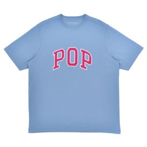 Tee Shirt Pop Trading Company Arch Tee Shirt Blue Shadow
