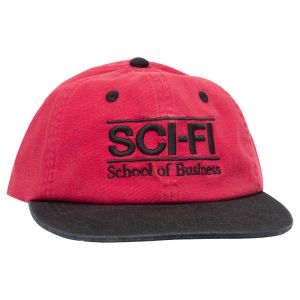Casquette Sci-Fi Fantasy School Of Business Hat Red Black