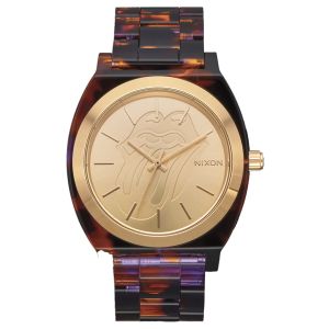 Montre Nixon Time Teller Rolling Stones Time Teller Acetate Multi Gold