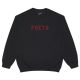 Sweat Poets OG Flock Crew Black