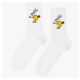 Chaussettes Nozbone Serge Embroidered White