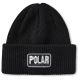 Bonnet Polar Earthquake Merino Beanie Black