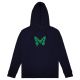 Sweat Capuche Bye Jeremy Butterfly Hoodie Navy