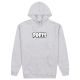 Sweat Capuche Poets Chenille Flock Hooded Sweatshirt Heather Grey