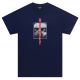 Tee Shirt Hockey Scorched Earth Tee Navy