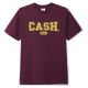 Tee Shirt Cash Only College Tee Burgundy