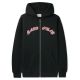 Sweat Capuche Zippé Cash Only Applique Logo Zip Hoodie Black