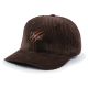 Casquette Dime Dino Corduroy Cap Dark Brown
