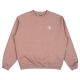 Sweat Bronze B Logo Embroidered Crewneck Light Brown