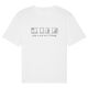 Tee Shirt Concrete Jungle Planting Positivity White