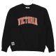 Sweat Victoria HK Varsity Crewneck Black