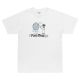 Tee Shirt Frog Quiet Frog Logo Tee White