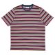 Tee Shirt Pop Trading Company Striped Pocket Tee Multicolor