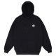 Sweat Capuche Magenta Fingerprint Plant Hoodie Black