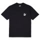 Tee Shirt Magenta Whale Plant Tee Black