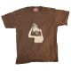 Tee Shirt Paper Chill Chuchoter Marron