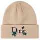 Bonnet Dime Classic Leafy Fold Beanie Light Beige