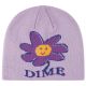 Bonnet Dime Cute Flower Skull Cap Beanie Lavender