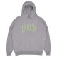 Sweat Capuche Pop Trading Company Arch Hooded Sweat Light Grey Heather