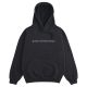 Sweat Capuche Rave Core Logo Hoodie Black Rhinestones